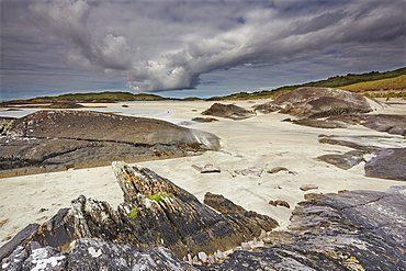 The Strand at Derrynane House, Ring of Kerry, County Kerry, Munster, Republic of Ireland, Europe