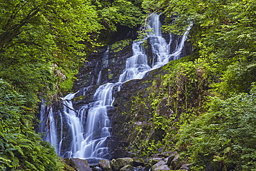 Torc Waterfall, Killarney National Park, near Killarney, County Kerry, Munster, Republic of Ireland, Europe