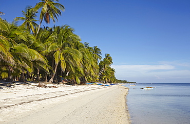 The beach at San Juan on the southwest coast of Siquijor, Philippines, Southeast Asia, Asia