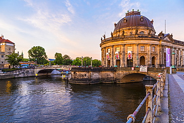 Bode Museum on the River Spree in Berlin, Germany, Europe