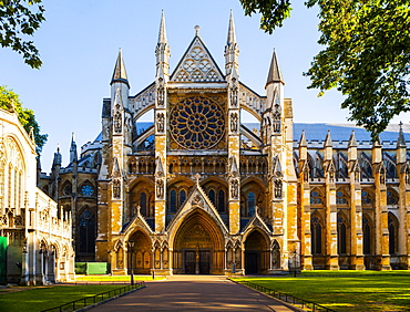 Westminster Abbey in London, England, Europe