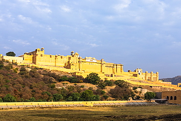 Amer (Amber) Palace and Fort, UNESCO World Heritage Site, Amer, Jaipur, Rajasthan, India, Asia