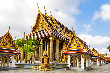 Wat Phra Kaew, The Grand Palace, Bangkok, Thailand, Southeast Asia, Asia