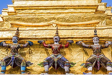 Wat Phra Kaew, The Grand Palace, Bangkok, Thailand, Southeast Asia, Asia