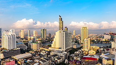 Elevated view of Bangkok, Thailand, Southeast Asia, Asia