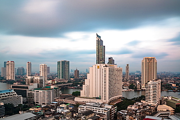 Elevated view of Bangkok, Thailand, Southeast Asia, Asia