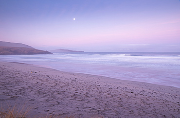 Sunrise at Traigh Eais, Barra, Outer Hebrides, Scotland, United Kingdom, Europe