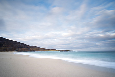 Dawn at Tangasdale Beach (Halaman Bay), Barra, Outer Hebrides, Scotland, United Kingdom, Europe