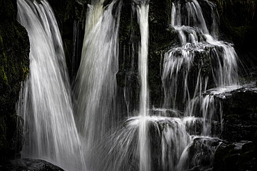 Sgwd y Pannwr waterfall, Pontneddfechan, Brecon Beacons, Powys, Wales, United Kingdom, Europe