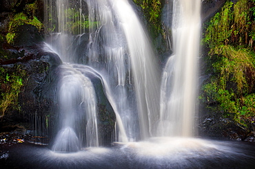 Posforth Gill Waterfall, Bolton Abbey, Yorkshire Dales, Yorkshire, England, United Kingdom, Europe