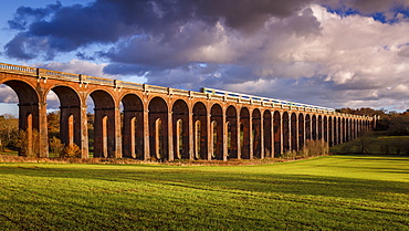 The Ouse Valley Viaduct (Balcombe Viaduct) over the River Ouse in Sussex, England, United Kingdom, Europe