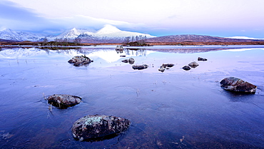 Lochan na h-Achlaise, Highlands, Scotland, United Kingdom, Europe