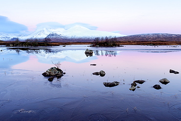 Lochan na h-achlaise, Scotland, United Kingdom, Europe