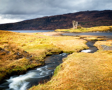 Ardvreck Castle, Sutherland, Highlands, Scotland, United Kingdom, Europe