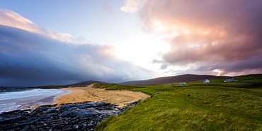 Sunrise on the Isle of Harris, Outer Hebrides, Scotland, United Kingdom, Europe