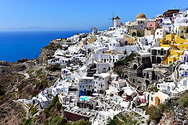 Oia, Santorini, Cyclades, Aegean Islands, Greek Islands, Greece, Europe