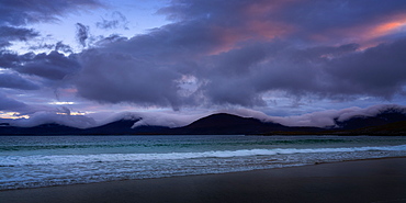 Sunrise at Luskentyre beach, Isle of Harris, Outer Hebrides, Scotland, United Kingdom, Europe