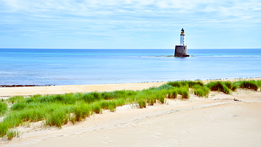 Rattray Lighthouse, Aberdeenshire, Scotland, United Kingdom, Europe