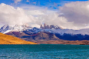 Beautiful scenery in Torres del Paine National Park, Patagonia, Chile, South America