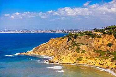 View of Cliffs in Rancho Palos Verdes, California, United States of America, North America