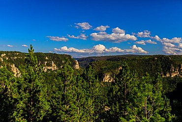 Scenic views in the Blackhills of Keystone, South Dakota, United States of America, North America