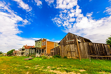 Historic roadside attraction, 1880 Town built to model a functioning town in the 1880s, Midland, South Dakota, United States of America, North America