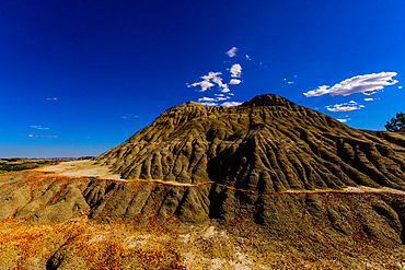 Beautiful sight on The Petrified Forest Loop Trail inside Theodore Roosevelt National Park, North Dakota, United States of America, North America