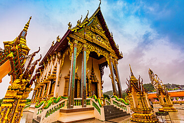 Wat Plai Laem Temple, Koh Samui, Thailand, Southeast Asia, Asia