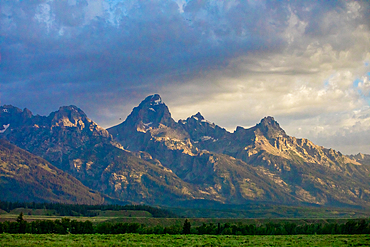 Grand Teton National Park mountains, Jackson, Wyoming, United States of America, North America