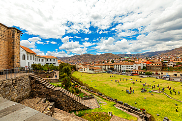 Park in Cusco, Peru, South America