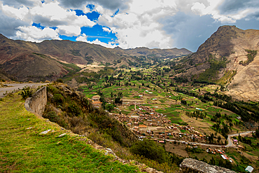 Pisaq from a distance, Peru, South America