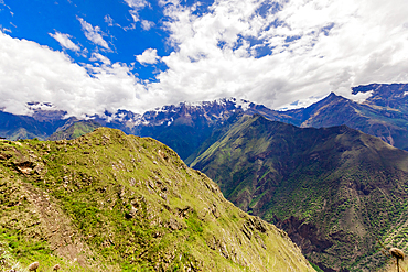 Scenery along the Choquequirao trail, Peru, South America