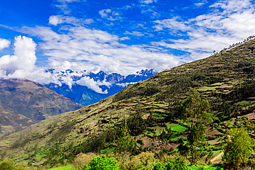 Scenery along the Choquequirao trail, Peru, South America