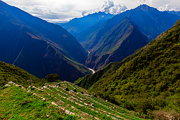 Scenery along the Choquequirao trail, Peru, South America