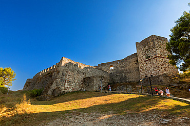 Castle Berat on a hill, Berat, Albania, Europe