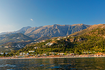 Costal Albania view from water