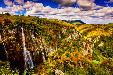 Scenic spot in Plitvice Lakes National Park, UNESCO World Heritage Site, Croatia, Europe