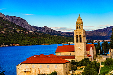 View of Korcula Island, Croatia, Europe