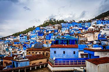 Blue City of Chefchaouen, Morocco, North Africa, Africa