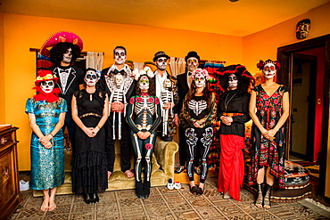 Day of the Dead celebration in the desert, California, United States of America, North America