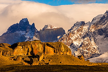 Beautiful scenery in Torres del Paine National Park, Patagonia, Chile, South America