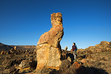 Trekking in the Cederberg Mountains, Western Cape, South Africa, Africa