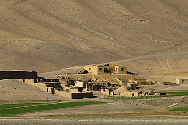 Mud village in Bamiyan Province, Afghanistan, Asia