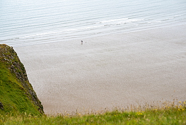 Rhossili Bay on The Gower in South Wales, United Kingdom, Europe