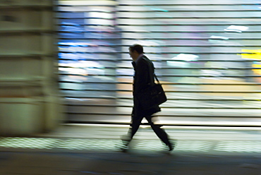 Pedestrian on Regent Street in London, England, United Kingdom, Europe