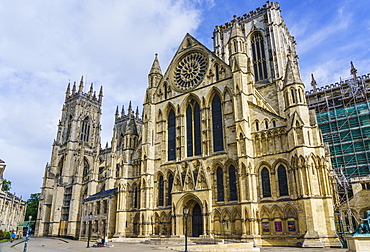 York Minster, one of the largest medieval cathedrals in Europe, York, North Yorkshire, England, United Kingdom, Europe