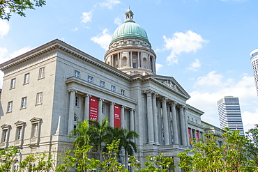 National Gallery Singapore occupying the former City Hall and Old Supreme Court Building, Singapore, Southeast Asia, Asia