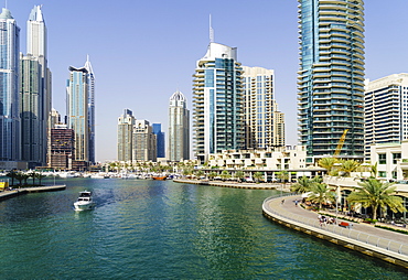 Dubai Marina, Dubai, United Arab Emirates. Middle East