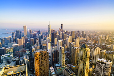 City skyline, Chicago, Illinois, United States of America, North America