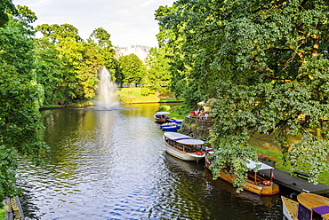 Riga Canal, Bastejkalna Parks, Riga, Latvia, Europe